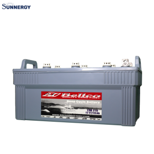 Bellco Battery Deep Cycle (Flood Type) แบตเตอร์โซล่าเซลล์ ชนิดเต็มน้ำกลั่น 210Ah 12V