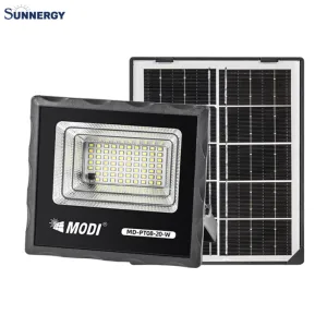 MODI SOLAR MD-PT08-20-W โคมไฟสปอร์ตไลท์โซล่าเซลล์ 20 วัตต์