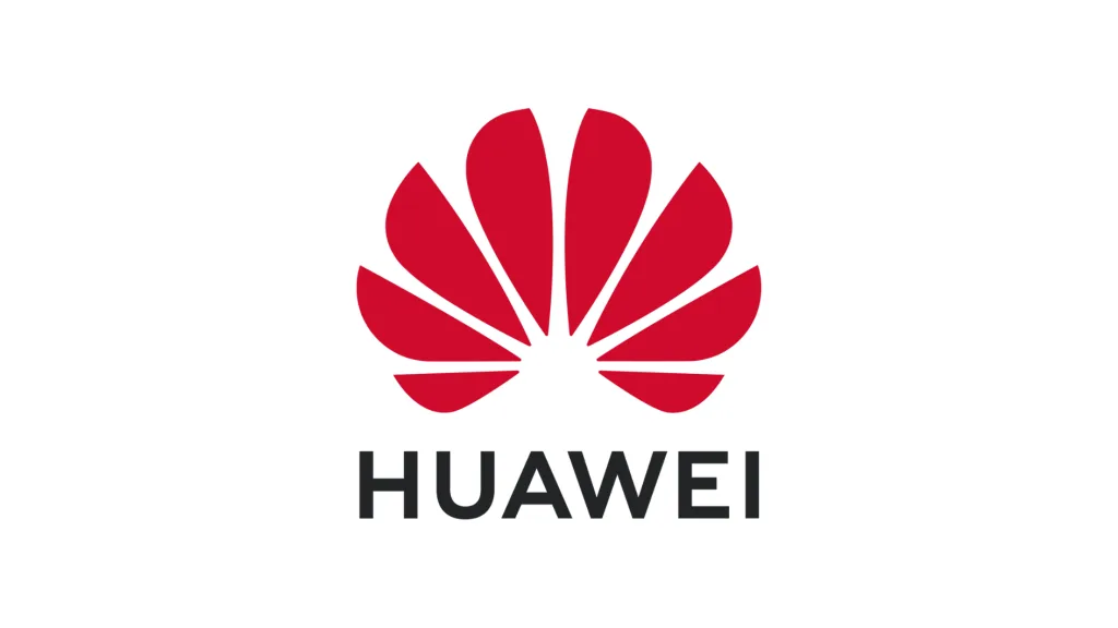 โลโก้ Huawei แบรนด์เทคโนโลยีชั้นนำ ผู้ผลิตอินเวอร์เตอร์และโซลูชันพลังงานแสงอาทิตย์
