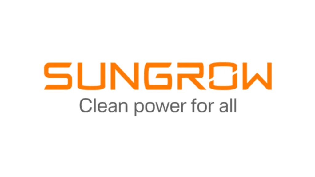 โลโก้ SUNGROW แบรนด์ผู้ผลิตอินเวอร์เตอร์และโซลูชันพลังงานสะอาดระดับโลก